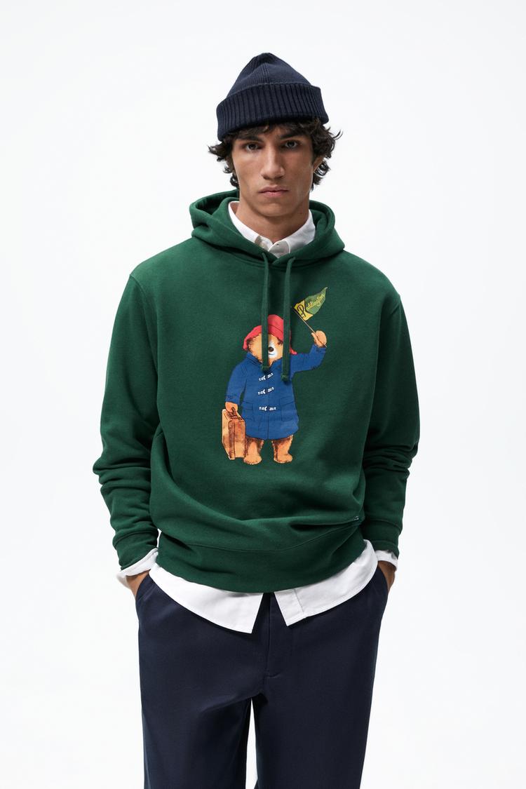 PADDINGTON © PADDINGTON&CO PRINTED SWEATSHIRT - Dark green | ZARA United  States